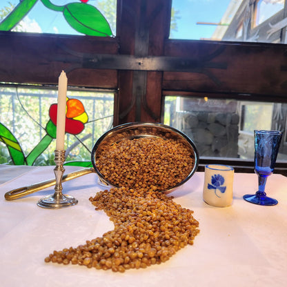 Lentejas con sal y limón